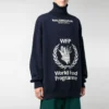 Pull Balenciaga x Programme alimentaire mondial « Navy White » 542703T15074177