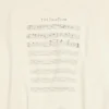Pull « Beige » avec logo SS24 et partition musicale 699212TMVO69069