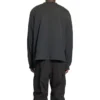 Pull à col rond avec broderie BB sur la manche « Washed Black White » 699191TMVG79034