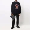Pull à col rond avec logo « College » Est. 1917 « Noir » 675267T32171000