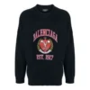 Pull à col rond avec logo « College » Est. 1917 « Noir » 675267T32178065