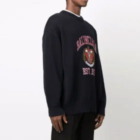 Pull à col rond avec logo « College » Est. 1917 « Noir » 675267T32178065 Pull à col rond avec logo « College » Est. 1917 « Noir » 675267T32178065