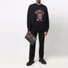 Pull à col rond avec logo « College » Est. 1917 « Noir » 675267T32178065