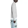 Pull à col rond avec logo sur toute la surface « Light Grey White » 702952T32331461