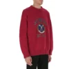 Pull à col rond avec logo universitaire « Red » 675267T32176164