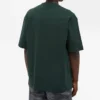 Pull à col rond et manches courtes Balenciaga pour homme, imprimé alphabétique, vert 612966TIV543011