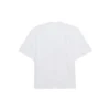 Pull à col rond et manches courtes pour homme Balenciaga avec impression du mot « Word », blanc 641614TJVI39040