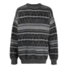 Pull à col rond Fair Isle « Gris » 675280T16121240