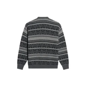 Pull à col rond Fair Isle « Gris » 675280T16121240