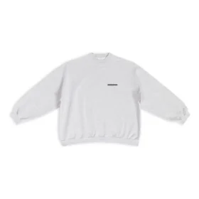 Pull à col rond oversize Strike 1917 « Gris clair » 699212TMVH21023