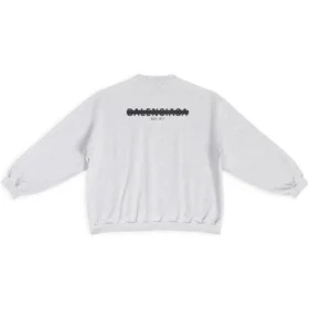 Pull à col rond oversize Strike 1917 « Gris clair » 699212TMVH21023