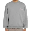 Pull à col rond pour homme Balenciaga « Micro Mark » à motif alphabétique, gris 556147TBV141300