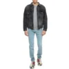 Pull à col rond pour homme Balenciaga « Micro Mark » à motif alphabétique, gris 556147TBV141300
