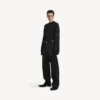 Pull à col rond pour homme, noir Pull à col rond pour homme, noir