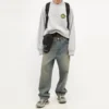 Pull à col rond Sporty B Crest Logo « Gris » 671125TLV601300