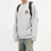 Pull à col rond Sporty B Crest Logo « Gris » 671125TLV601300