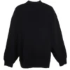 Pull à col rond Sporty B Crest Logo « Noir » 671125TLV60-1000