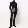 Pull à col roulé ajusté « Black » 682003T51751000