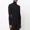 Pull à col roulé ajusté « Black » 682003T51751000