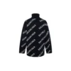 Pull à col roulé avec logo sur toute la surface « Black White » 621018T15674177