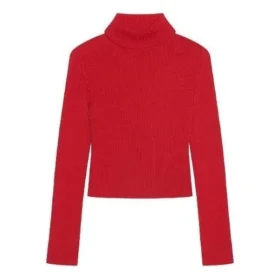 Pull à col roulé imprimé côtelé « Red » 662722T32106167