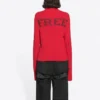Pull à col roulé imprimé côtelé « Red » 662722T32106167