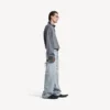 Pull à col roulé pour homme, gris chiné Pull à col roulé pour homme, gris chiné