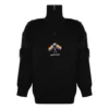 Pull à col roulé zippé aux couleurs du drapeau LGBTQ « Noir » 543766T17621069