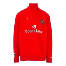 Pull de football en maille « Rouge » 641799T41106540