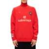 Pull de football en maille « Rouge » 641799T41106540