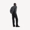 Pull à demi-zip pour homme, gris