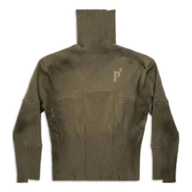 Pull en chaussettes recyclées « Vert foncé » 768686T71932525