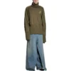 Pull en chaussettes recyclées « Vert foncé » 768686T71932525