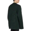 Pull en laine à col rond avec logo sur toute la surface « Dark Green » 657400T15673050