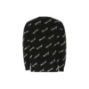 Pull en maille avec logo script sur toute la surface « Noir » 646493T41121070