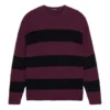 Pull en maille BB à bordures « Violet Noir » 608760T31621087