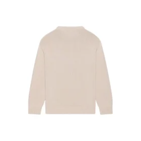Pull en maille à col rond avec logo BB Laurel Crown « Beige » 664369T32119028