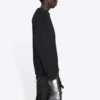 Pull en maille à col rond avec logo BB Laurel Crown « Noir » 664369T32111000