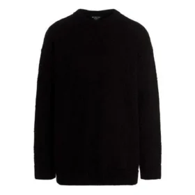 Pull en maille à logo jacquard « Noir » 662728T31661000