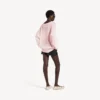 Pull femme rose poudré