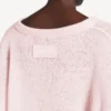 Pull femme rose poudré