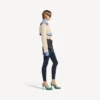 Pull hybride pour femme bleu marine/blanc Pull hybride pour femme bleu marine/blanc