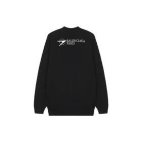 Pull à logo brodé, coupe moyenne « Noir » 652981TKV871070