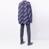 Pull à logo en maille intarsia « Noir » 623283T15674177