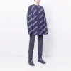 Pull à logo en maille intarsia « Noir » 623283T15674177