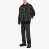 Pull à manches courtes imprimé multilingue pour homme, noir 612966TJVI32771