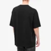 Pull à manches courtes imprimé multilingue pour homme, noir 612966TJVI32771