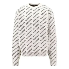 Pull Mini Allover Logo « Blanc Noir » 736247T32339054 Pull Mini Allover Logo « Blanc Noir » 736247T32339054