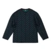 Pull Mini Allover Logo « Dark Blue Green » 736247T32334301