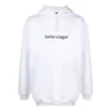 Pull oversize pour homme Balenciaga avec logo, blanc 570811TIV559040